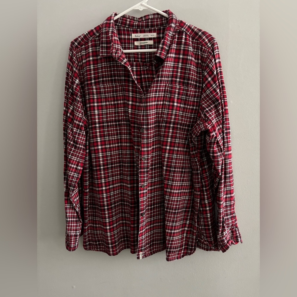 Woolrich Pemberton Men's Red and Black Plaid Shirt
